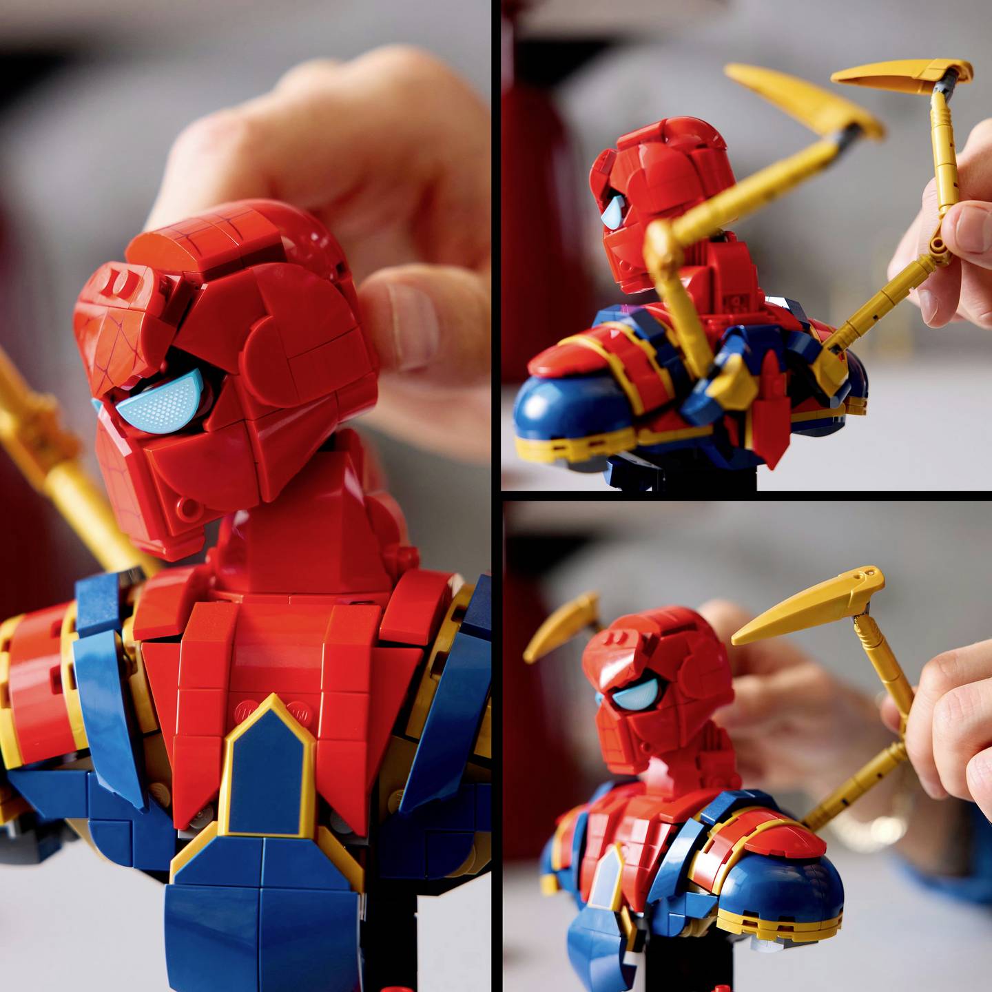 LEGO Marvel Super Heroes Büste Figur Iron Spider-Man Minifigur 76326 - 5702017817989