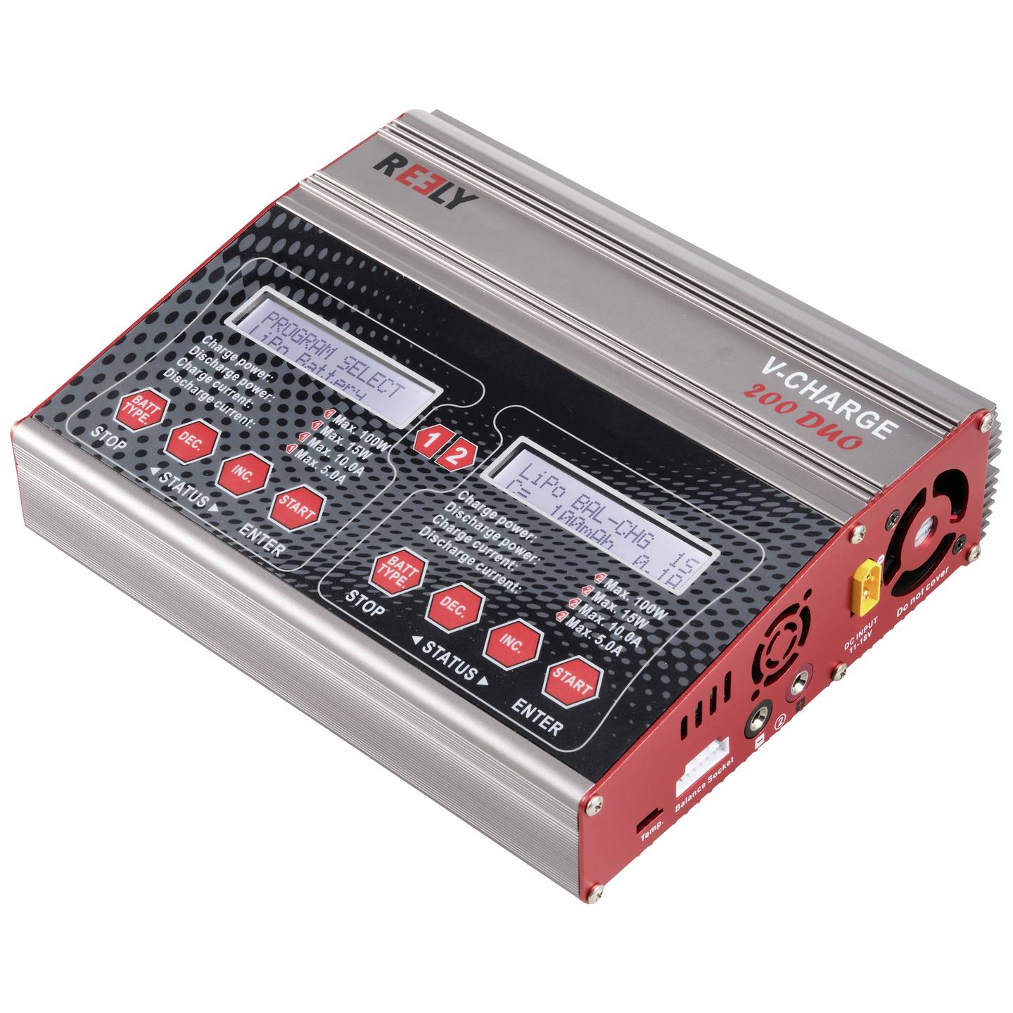 REELY V-Charge 200 Duo Modellbau-Multifunktionsladegerät 200W 2 Kanäle - 4064161221137