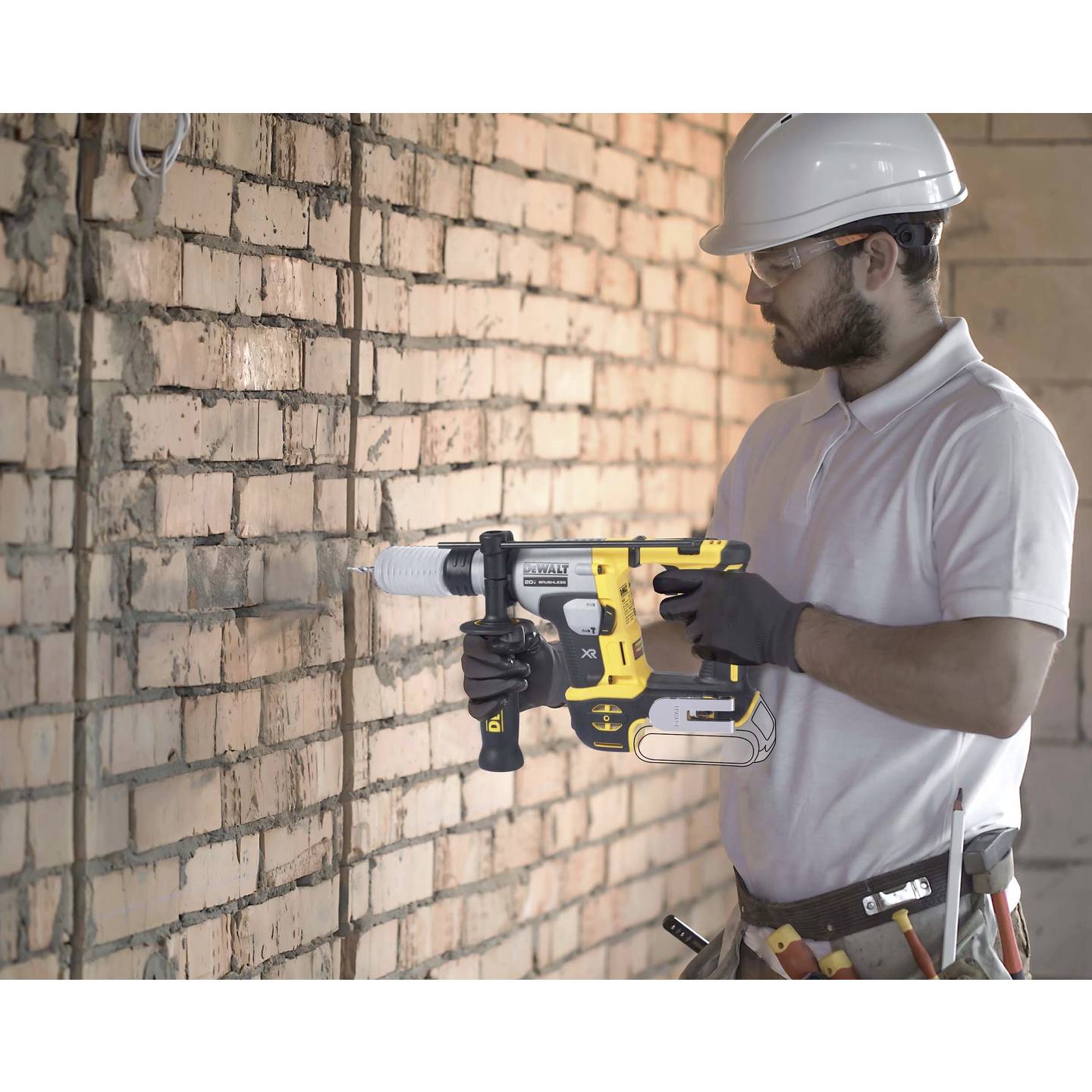 DEWALT DCH172 Akku-Bohrhammer 18V 650W bürstenlos SDS-Plus 1,4J 1,8kg - 4051462083809