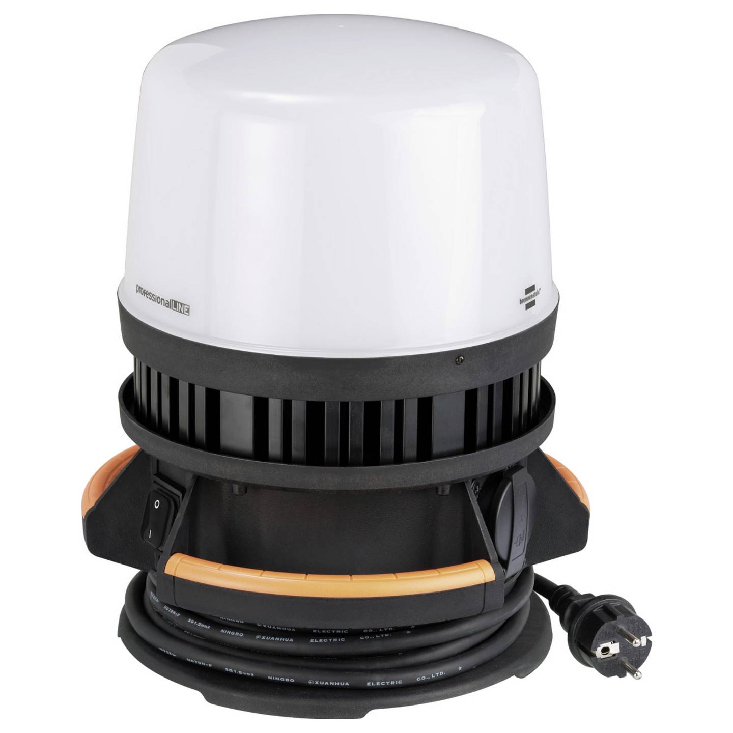 Brennenstuhl LED-Baustrahler ORUM 12050 M 360° mit Steckdose 12600 lm IP54 - 4007123675326