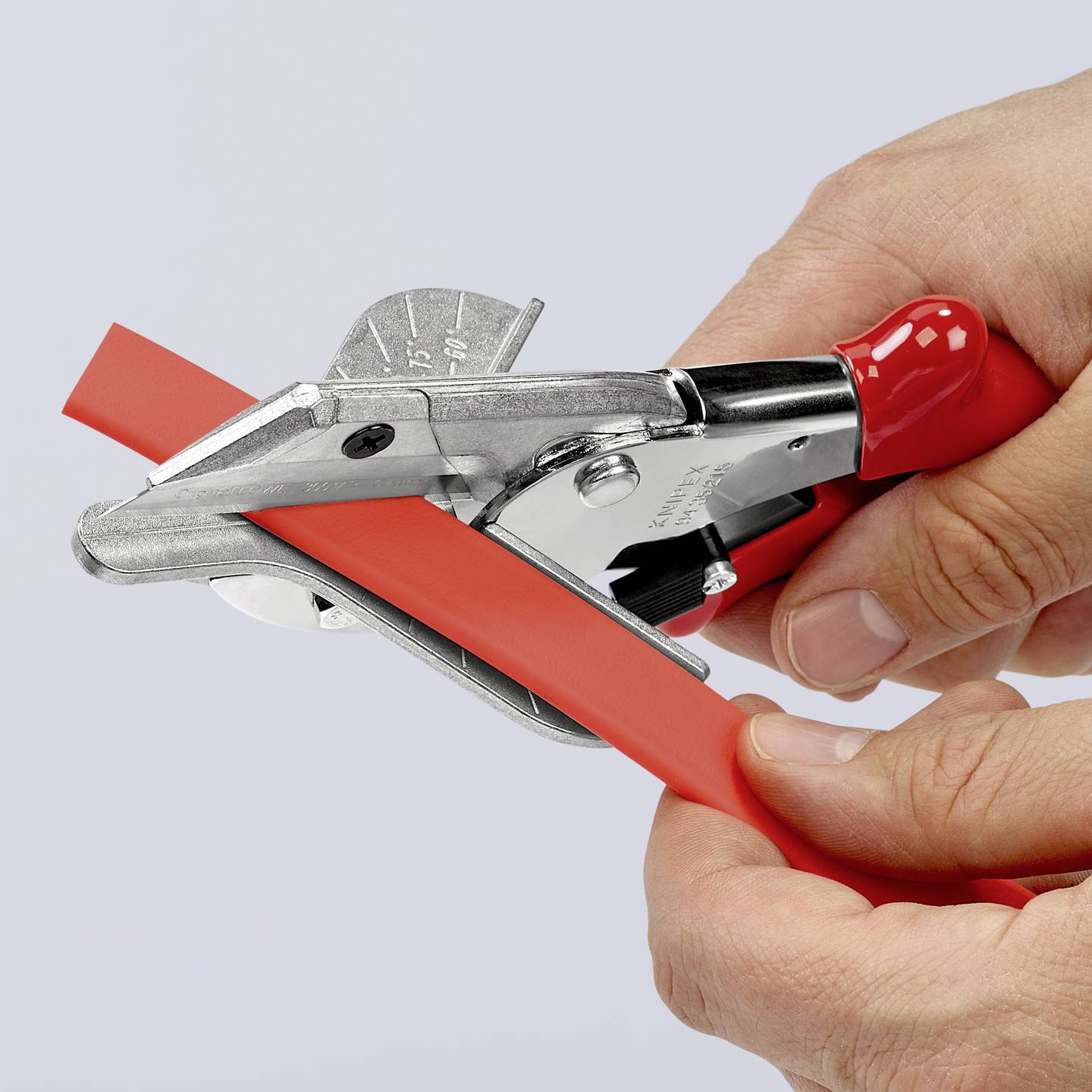 Knipex Gehrungsschere Kunststoffschneider Schere Gummiprofile 215mm 400g - 4003773046974