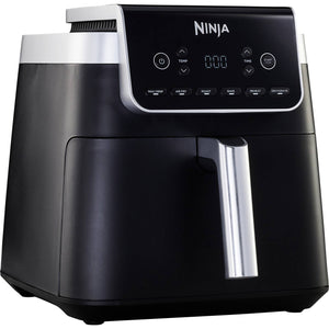 B-Ware Ninja AF180EU Heißluft-Fritteuse 6,2 l 2000 W 240 °C Schwarz Silber