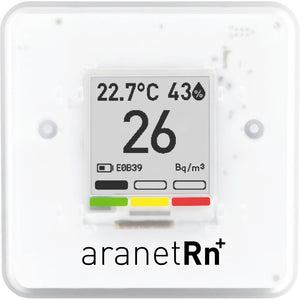 B-Ware Aranet Radon Sensor Plus HOME Radon-Messgerät für Innenraumüberwachung
