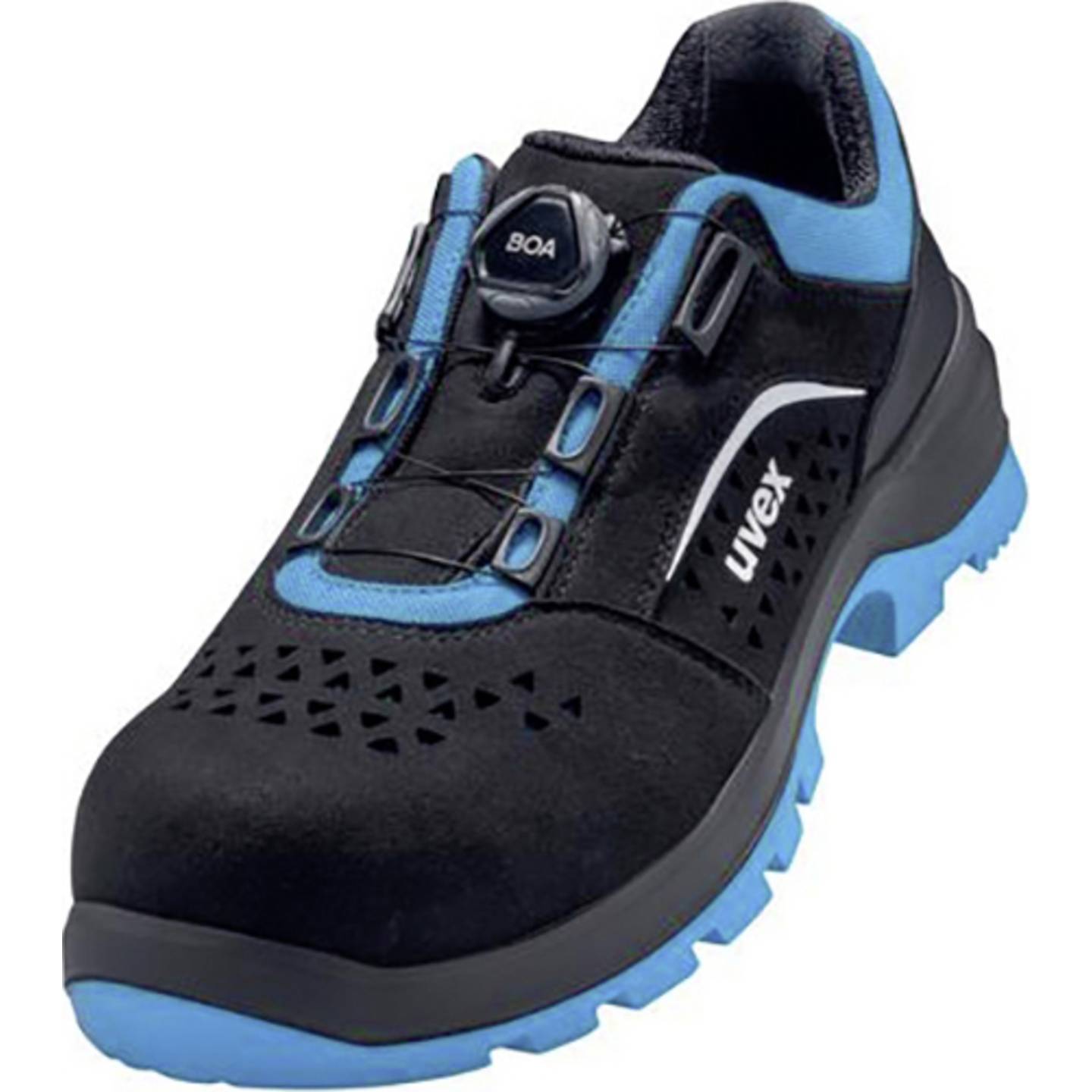 Uvex Sicherheitshalbschuh S1P 9558 44 schwarz-blau Handtuchheizkörper ESD 1 Paar - 4031101776569