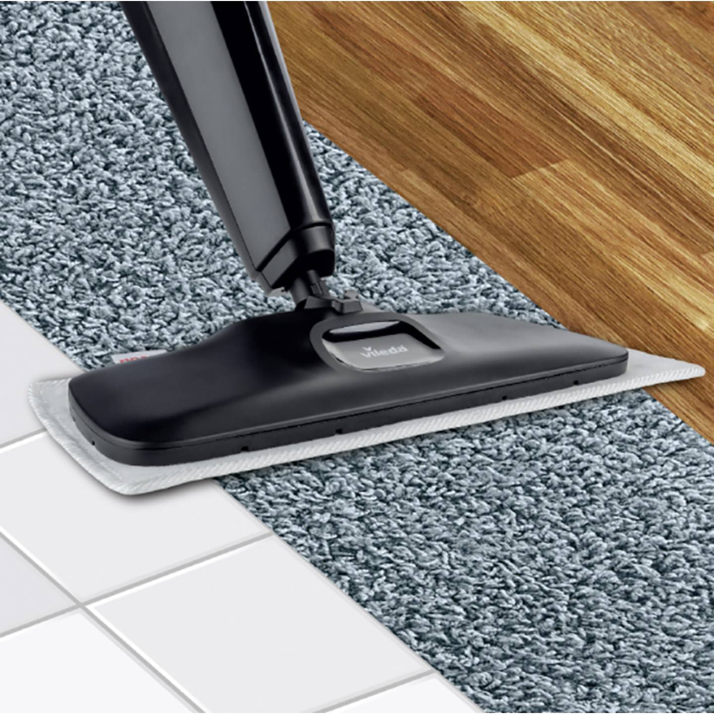 Vileda Dampfreiniger Steamer Steam Plus XXL Hygienereinigung 1550W 0,4l 7m - 4023103229754
