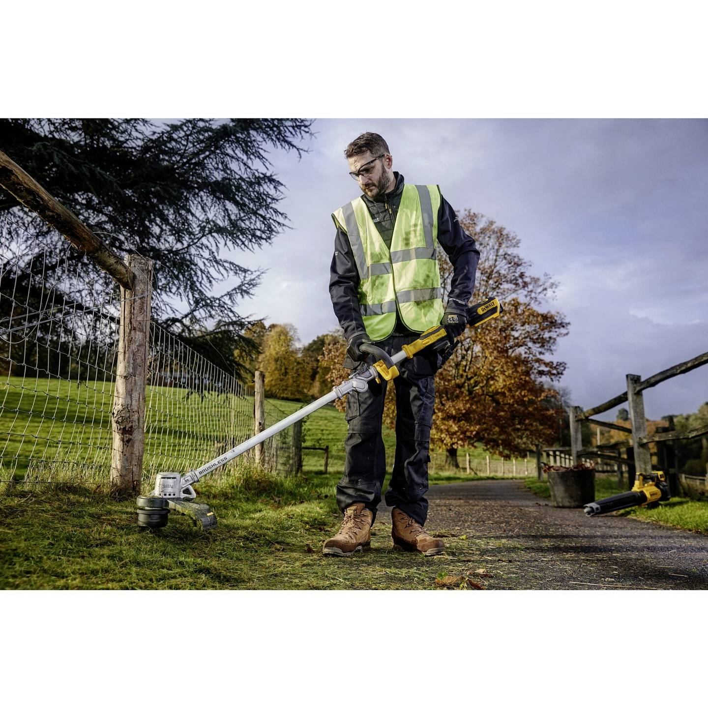 DeWalt Akku-Rasentrimmer DCMST561 schnurlos Fadenrasenmäher 18V 35cm leicht - 5035048729298