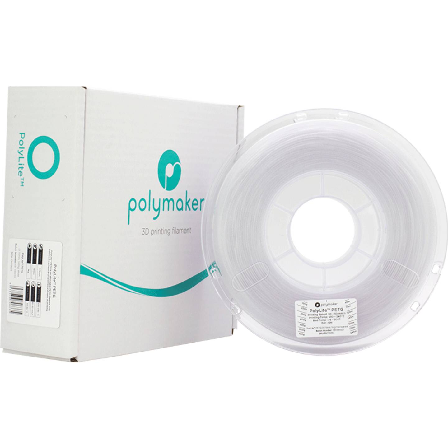 Polymaker PETG Filament 1,75mm LIME PolyLite 1kg hitzebeständig 3D-Druckmaterial - 6938936707196