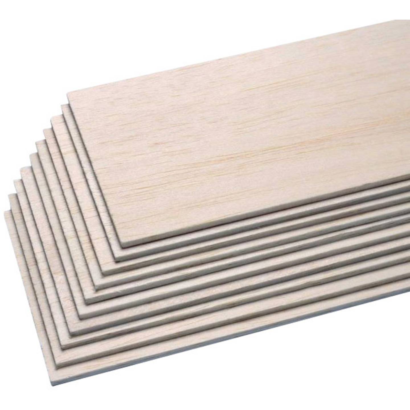 Pichler Modellbau Balsa-Brettchen 1000x100mm 10 Stück Bastelmaterial Modellbau - 4056534008131
