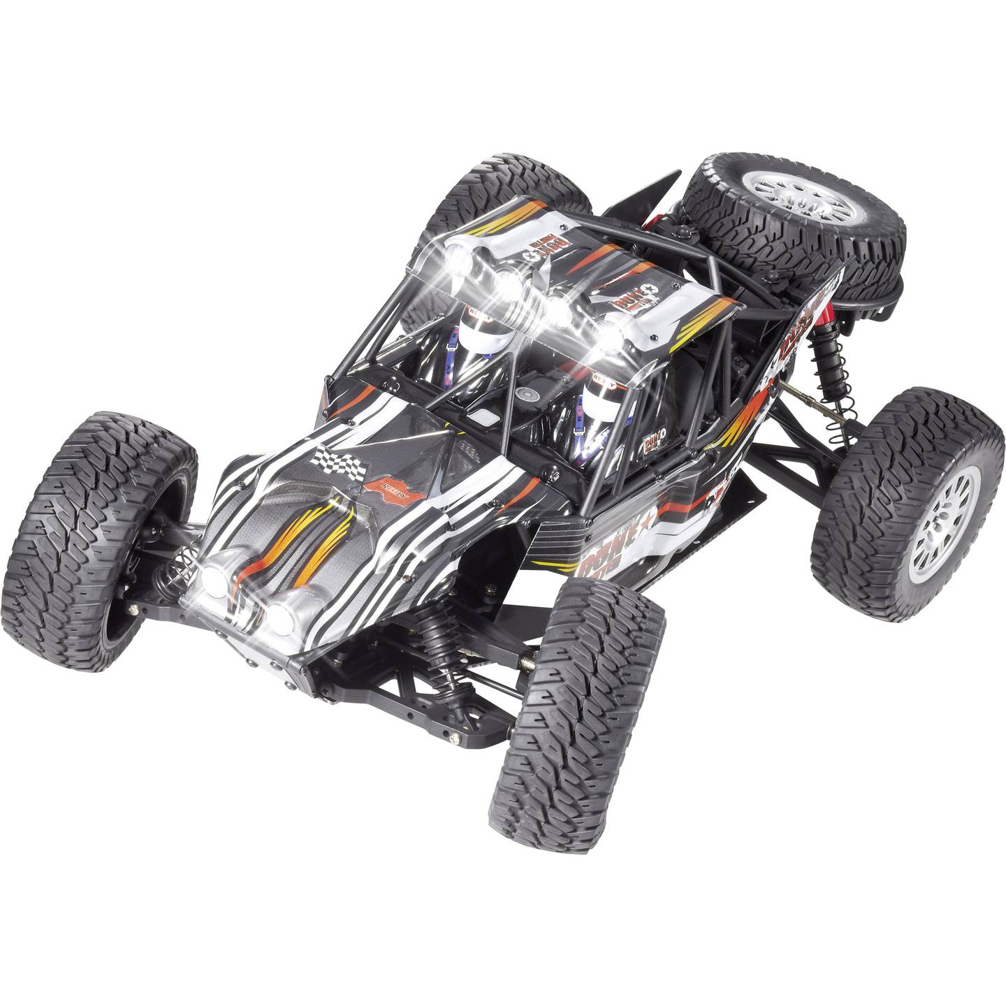 Reely RC Modellauto Dune Fighter Bausatz Elektro Buggy Allradantrieb 1:10 4WD - 4016139055084