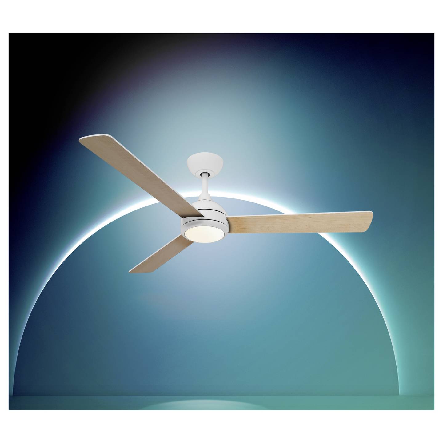 Philips Deckenventilator Civx mit Fernbedienung 32W 24W LED braun weiß 52 Zoll - 8721103103192