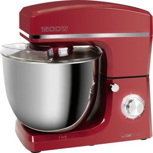 D-Ware Clatronic Knetmaschine Rührmaschine KM 3765 1500W 8 Stufen 6,5kg Rot