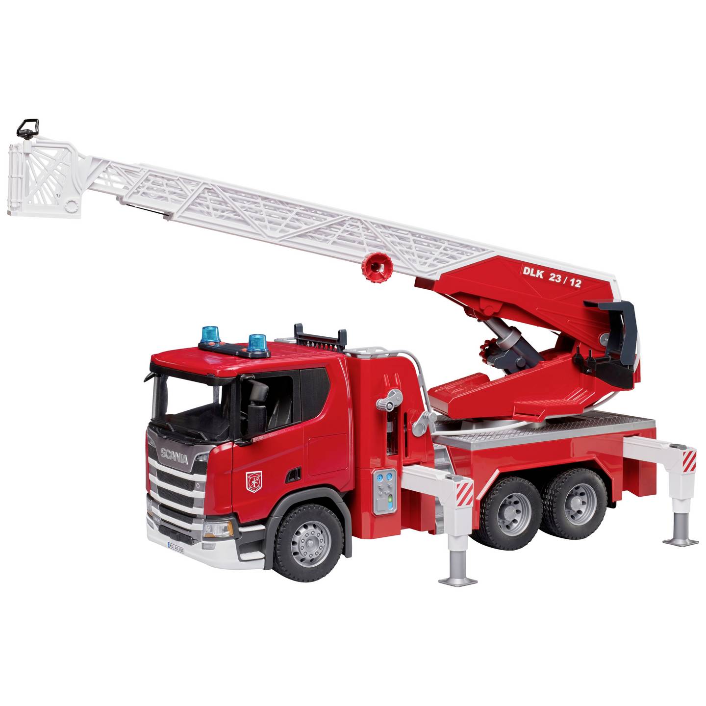 Bruder Feuerwehrleiterwagen Scania Super 560R Modell Nutzfahrzeug 1:16 Spielzeug - 4001702035914