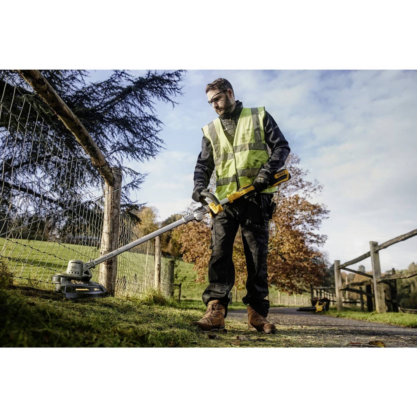 DeWalt Akku-Rasentrimmer DCMST561 schnurlos Fadenrasenmäher 18V 35cm leicht - 5035048729298