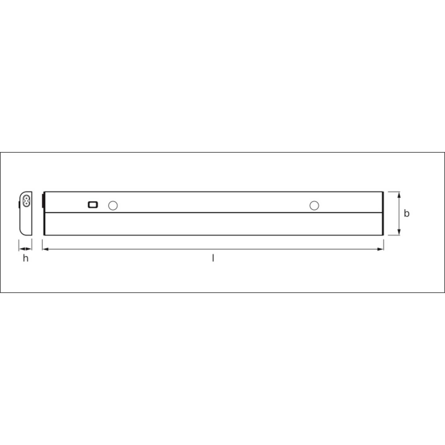 OSRAM HOMELIGHTING LED Unterbauleuchte mit Bewegungsmelder 12W 3000K - 4099854532337