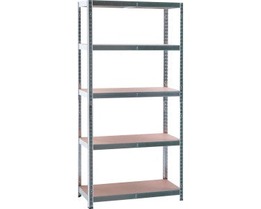 Schwerlast-Steckregal Lagerregal Metall Regal 875kg 5 Böden 180x90x40cm verzinkt - 4007876470520