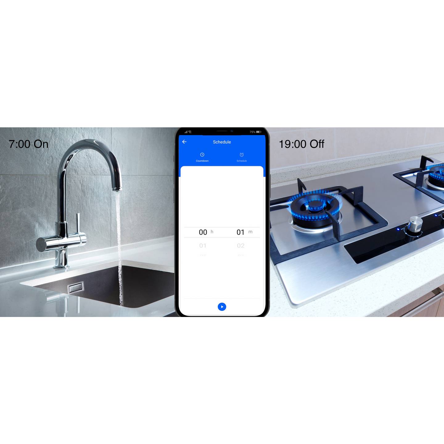 Sygonix Kugelhahn-Antriebseinheit Funksteuerung Smart Home Alexa Google HomeKit - 4064161193199