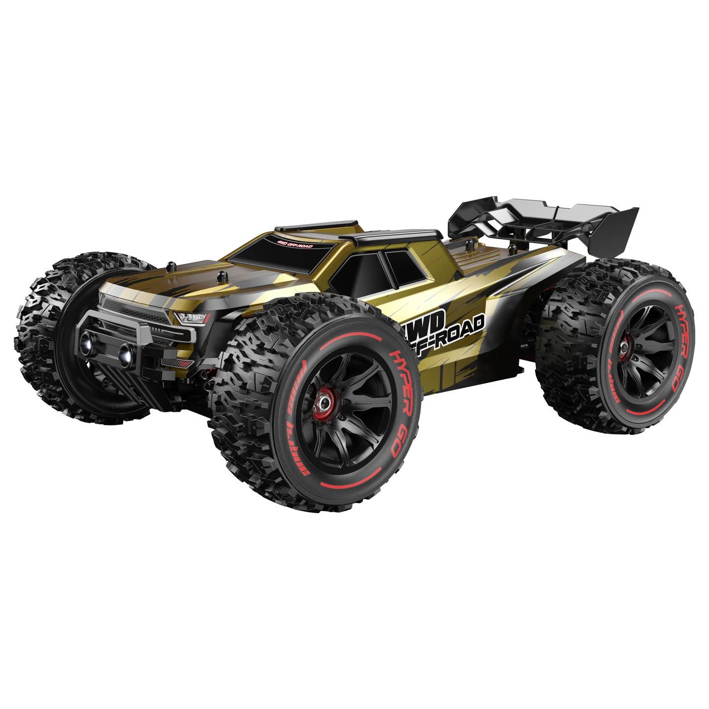 MJX Hyper GO Truggy 1:14 RC Modellauto Allradantrieb 55 km/h inkl. Akku Gold - 4064161341750