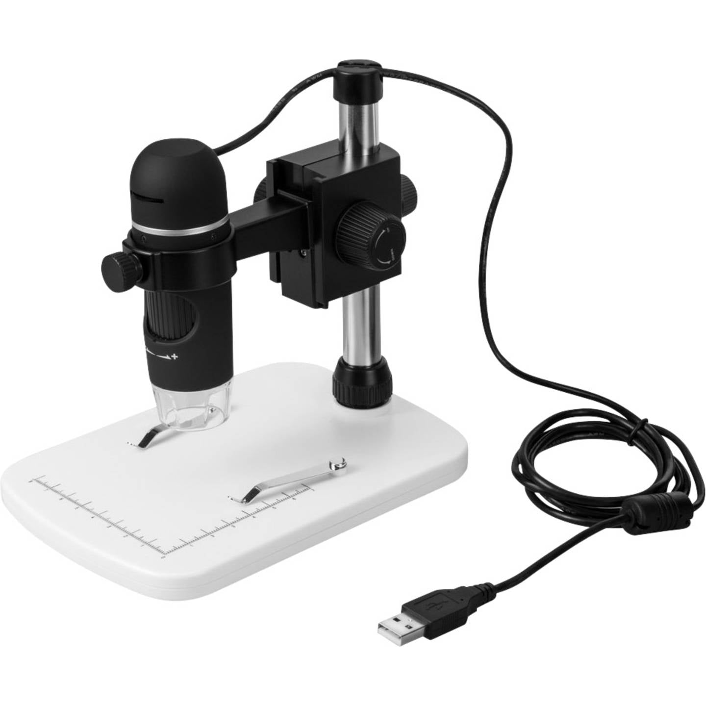 Toolcraft USB Mikroskop DigiMicro Profi 5 Megapixel 150x Vergrößerung mit LEDs - 4053199557134