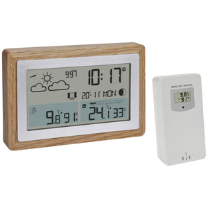 B-Ware TFA Dostmann Funk Wetterstation Station OAK Wetterdaten Vorhersage Eiche digital