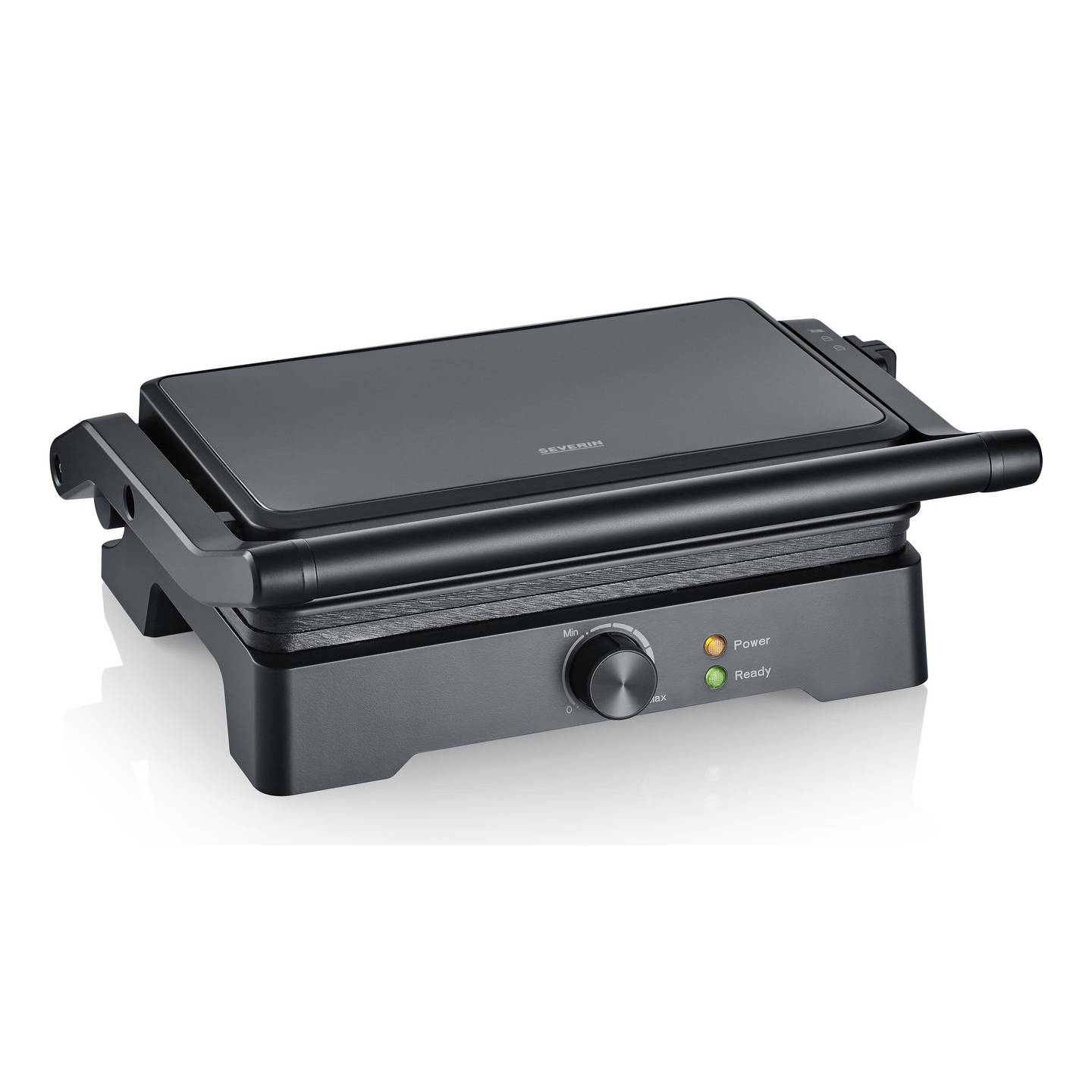 SEVERIN Multigrill KG 2391 Grillgerät Schwarz Beschichtet 230°C 2 Platten Grill - 4008146047367