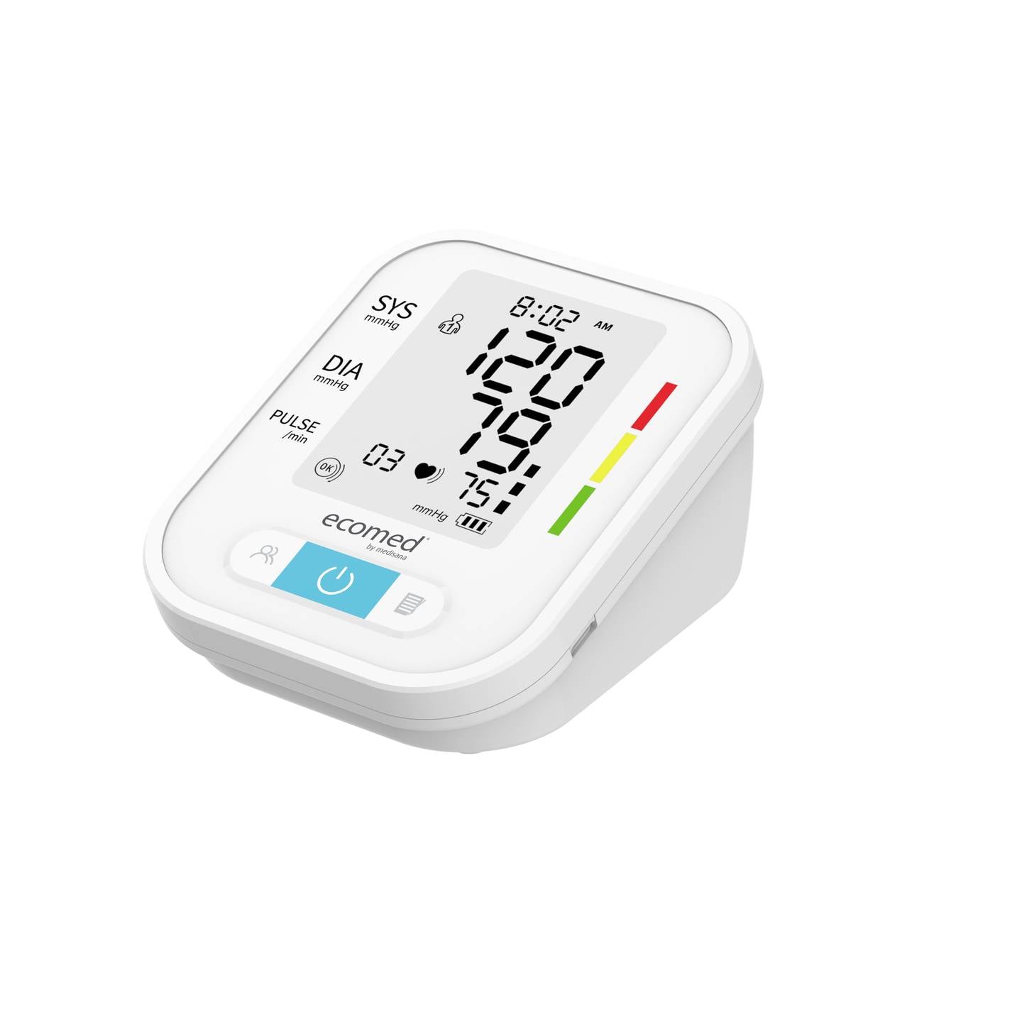 Ecomed Blutdruckmessgerät Oberarm BU-95E Gesundheitsmonitor Handtuchheizkörper - 4015588232060