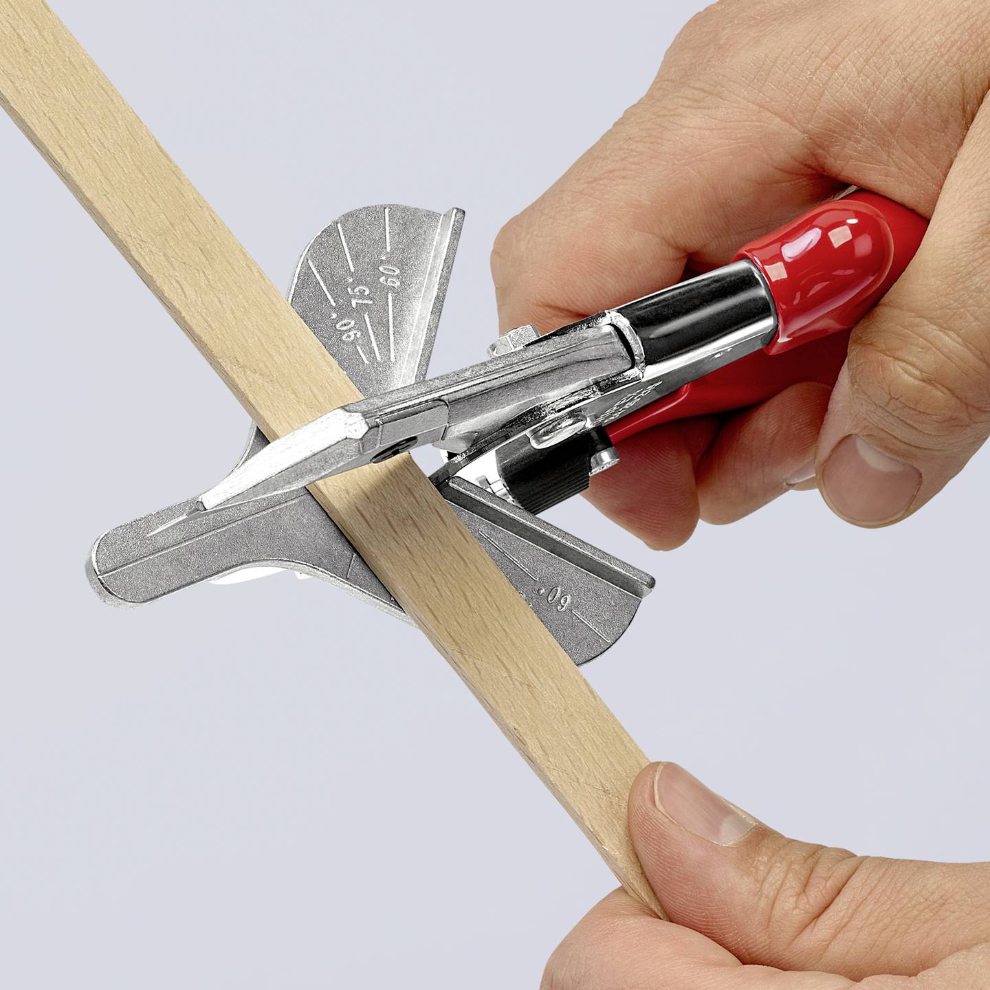 Knipex Gehrungsschere Kunststoffschneider Schere Gummiprofile 215mm 400g - 4003773046974