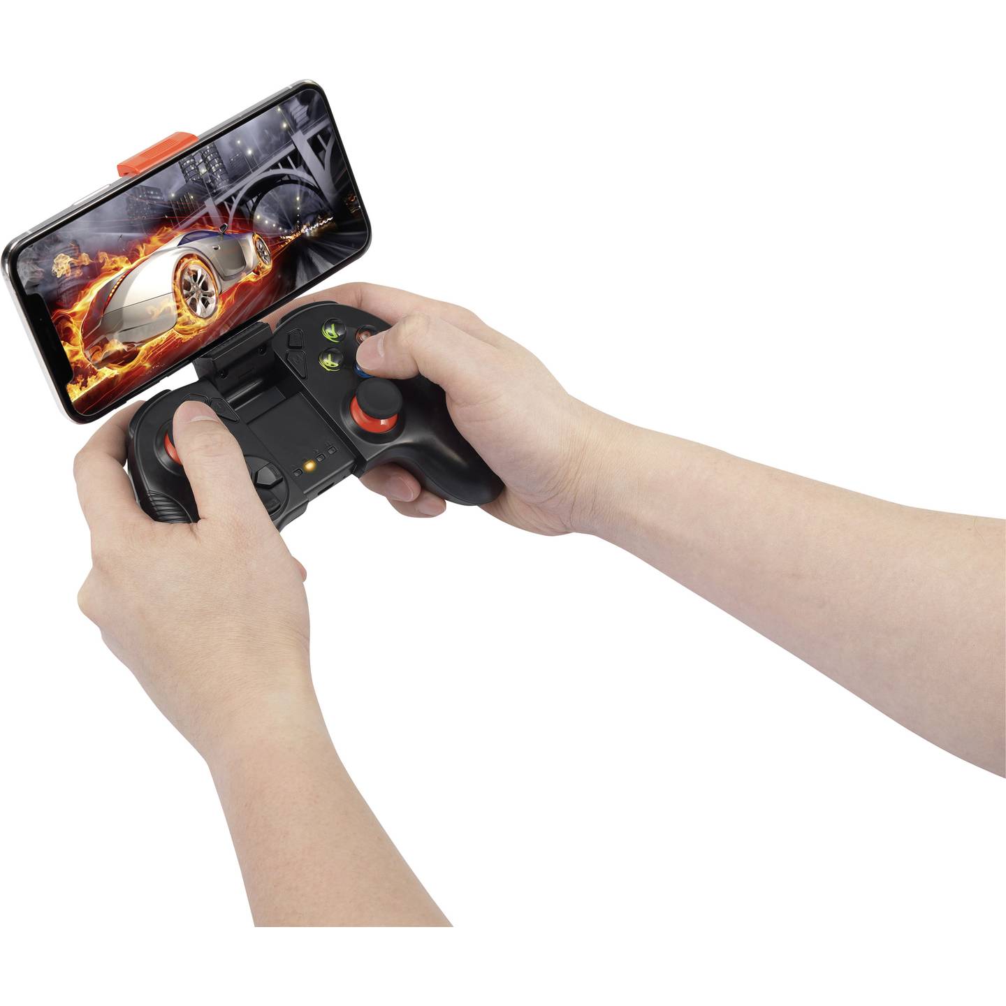 Renkforce Gamepad für Android GC-01 Bluetooth Controller 16 Tasten schwarz - 4053199520473