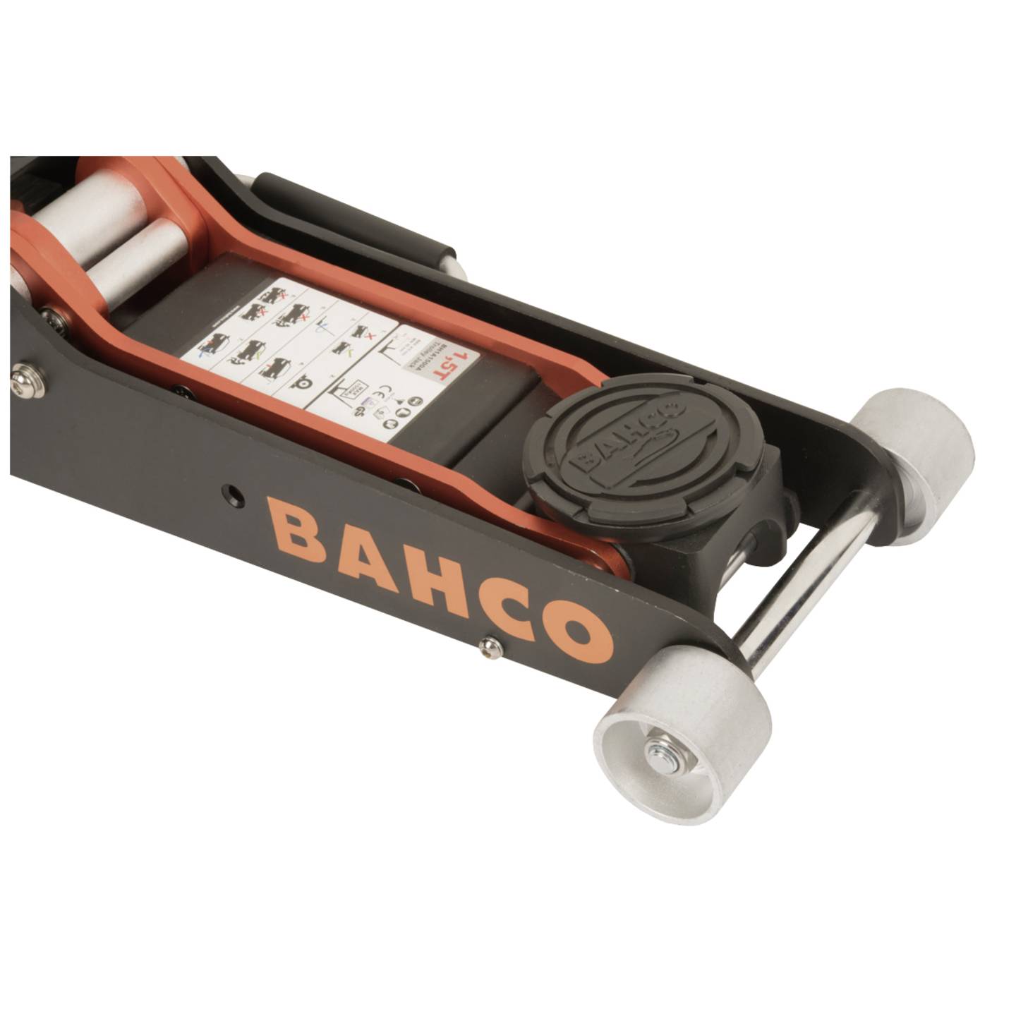 Bahco Rangierwagenheber BH1A1500A 1,5 t schwarz/orange 8,5-41,5 cm 12,8 kg - 7314150460946