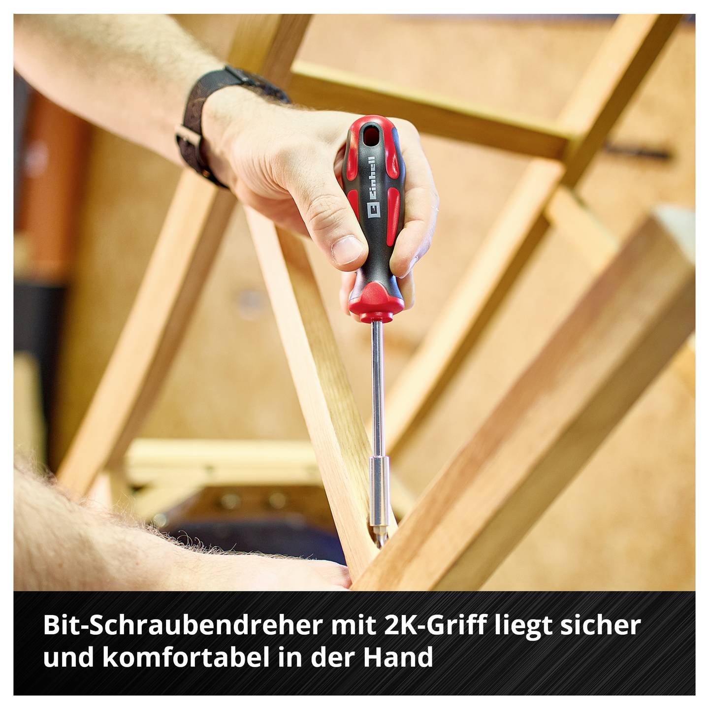 Einhell 201-tlg Werkzeugkoffer Allrounder 370513 bestückt rot-schwarz - 4009313705134