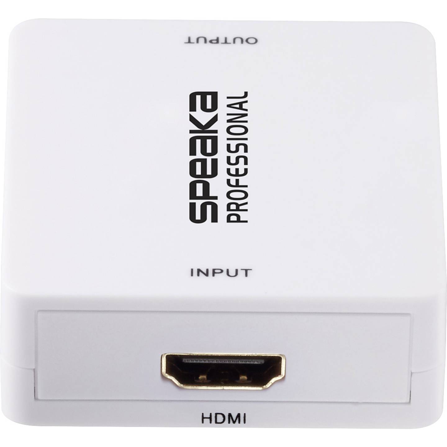 SpeaKa Professional Audio Extraktor HDMI 1920x1080 Audio-Video-Signal Weiß - 4053199547449