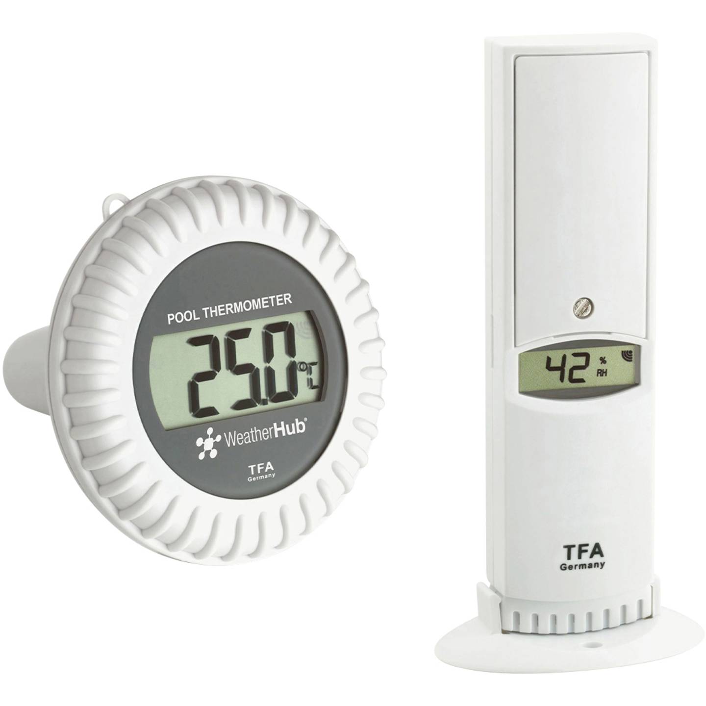 TFA Dostmann Schwimmbad Außensensor Pool Außensensor 100m Reichweite 242g - 4009816025425