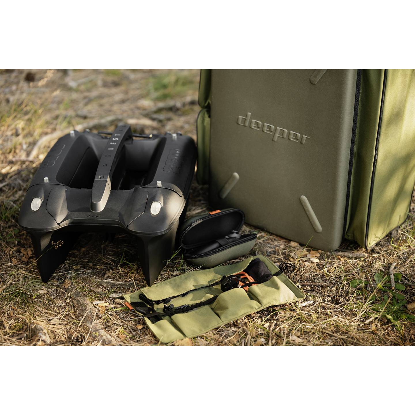 Deeper RC Futterboot DQ0H10S10 Elektro Boot 533mm Karpfenangeln Angeln Zubehör - 4779032950916