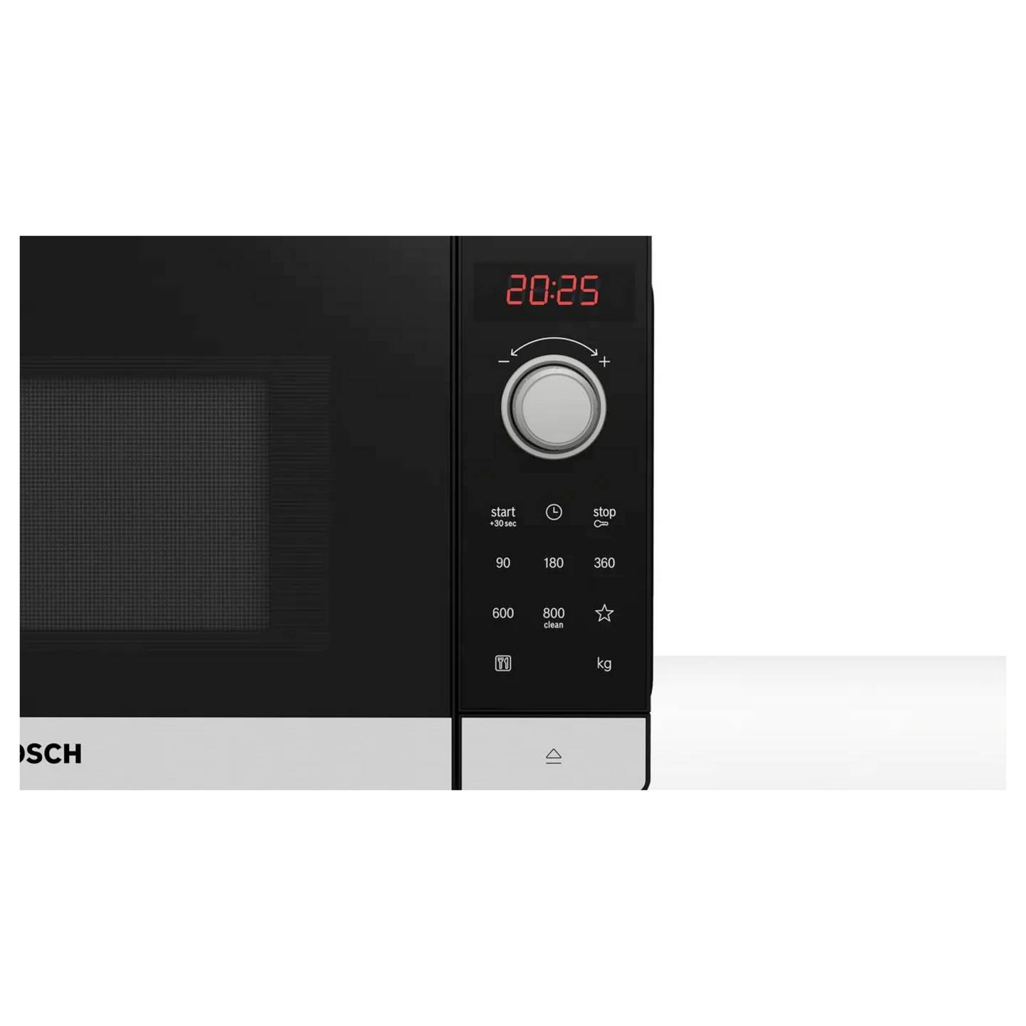 Bosch Mikrowelle Ofen FFL023MS2 20l 800W Schwarz Drehteller 27cm 442x260x345mm - 4242005296835