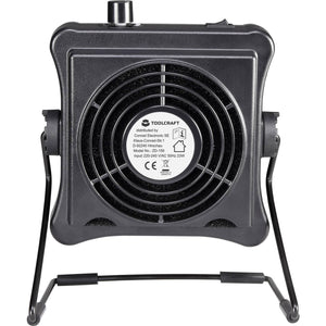 B-Ware Toolcraft ZD-159 Aktivkohlefilter 230 V/AC 23 W Absaugung Ventilator Kohlefilter