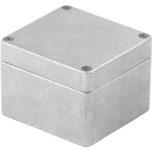 B-Ware Weidmüller Universal-Gehäuse KLIPPON K11 Aluminium IP66 Silber 75x80x57mm 10 St.