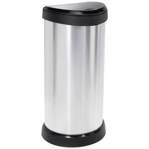 B-Ware Curver Mülleimer Abfalleimer Deco 40l Handtuchheizkörper silber schwarz