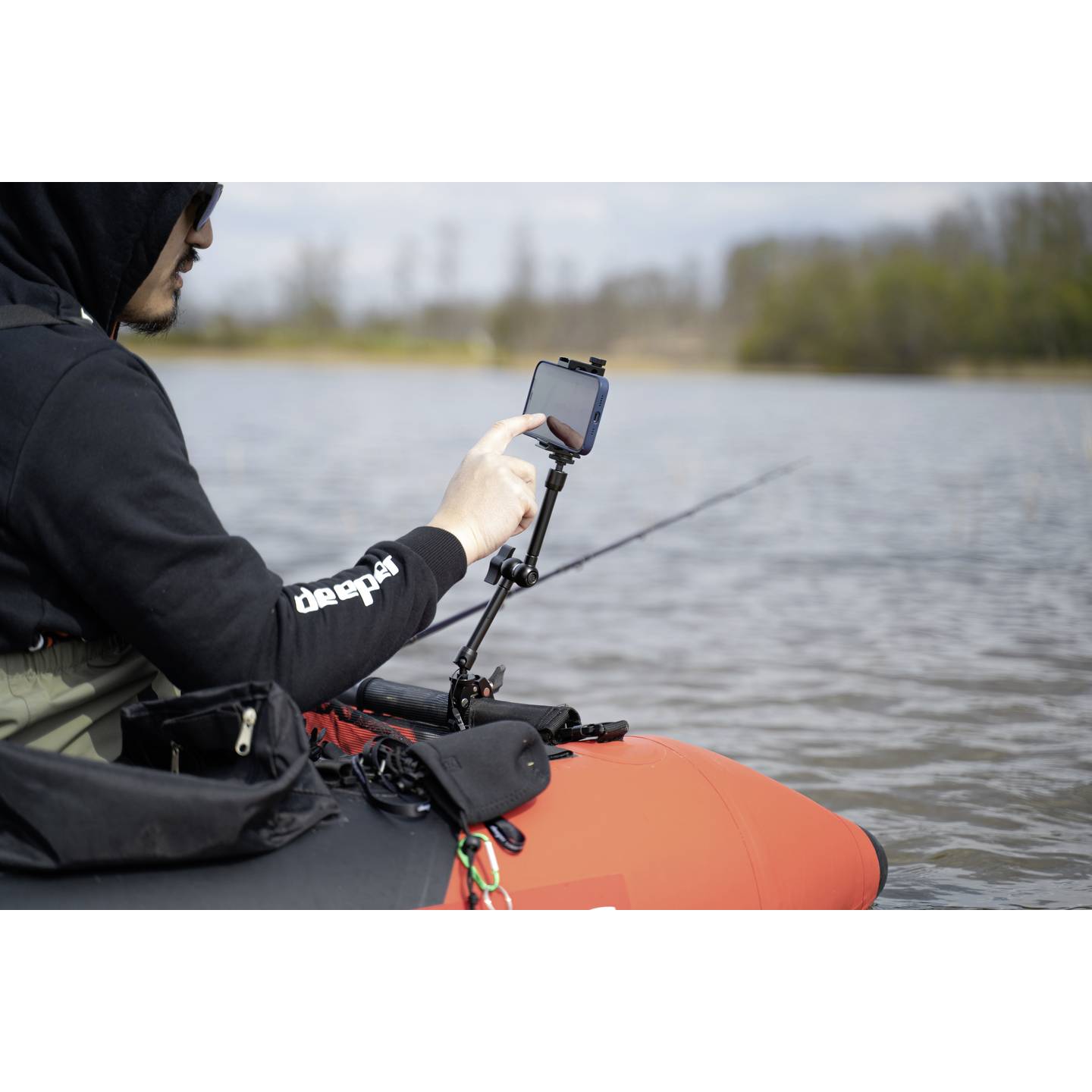 Deeper Smartphonehalterung für Boote Kayak Halterung Handyhalterung wasserdicht - 4779032950695