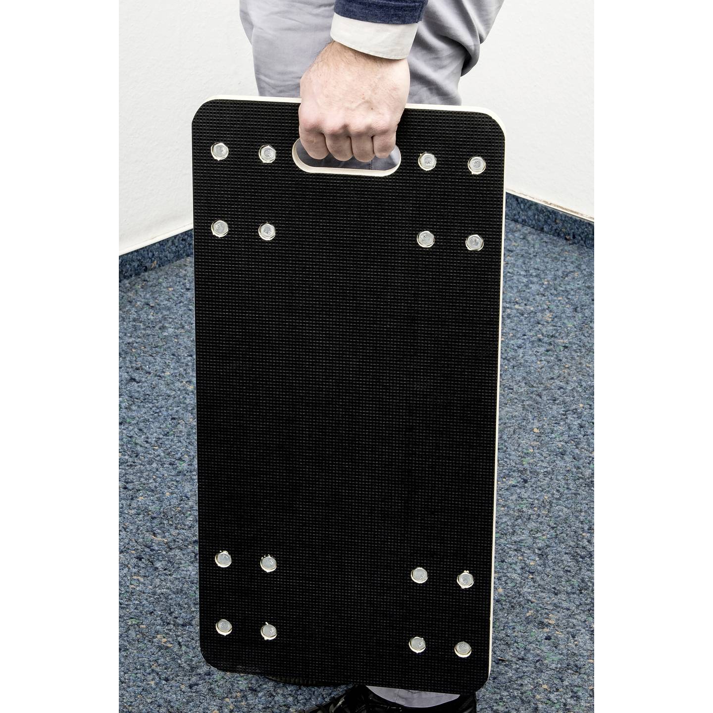 Metafranc Transportroller PA 400kg Traglast 590x290mm 4 Lenkrollen schwarz - 4001645156691