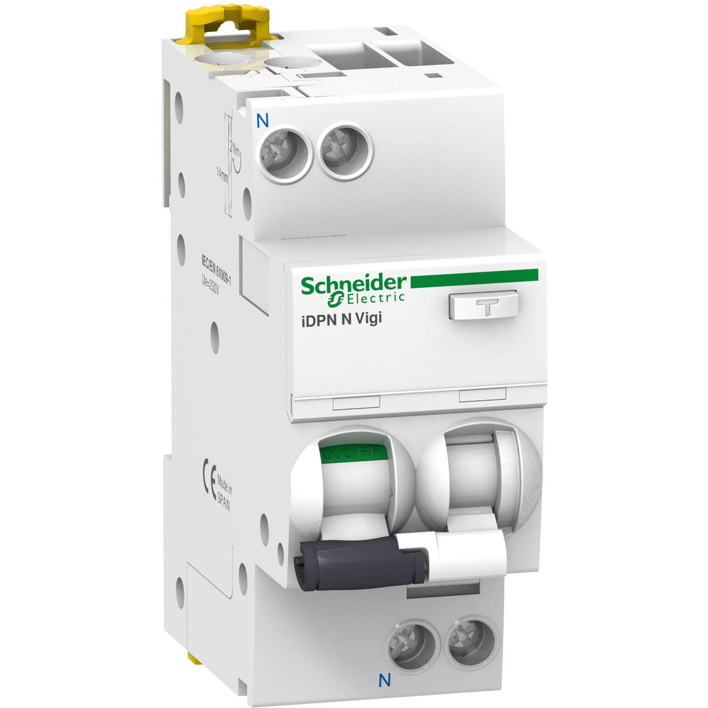 Schneider Electric FI-Schutzschalter Leitungsschutzschalter 13A 0.03A 240V weiß - 3606480472701