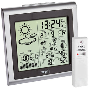 B-Ware TFA Dostmann Funk-Wetterstation LARGO 35.1145.54 Wettervorhersage 12h max 3