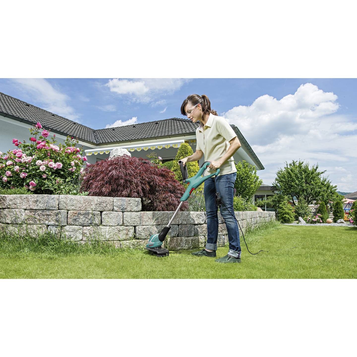 Bosch Elektro Rasentrimmer ART 24 Rasentrimmer Faden 400W 230V Schnittbreite - 3165140837576