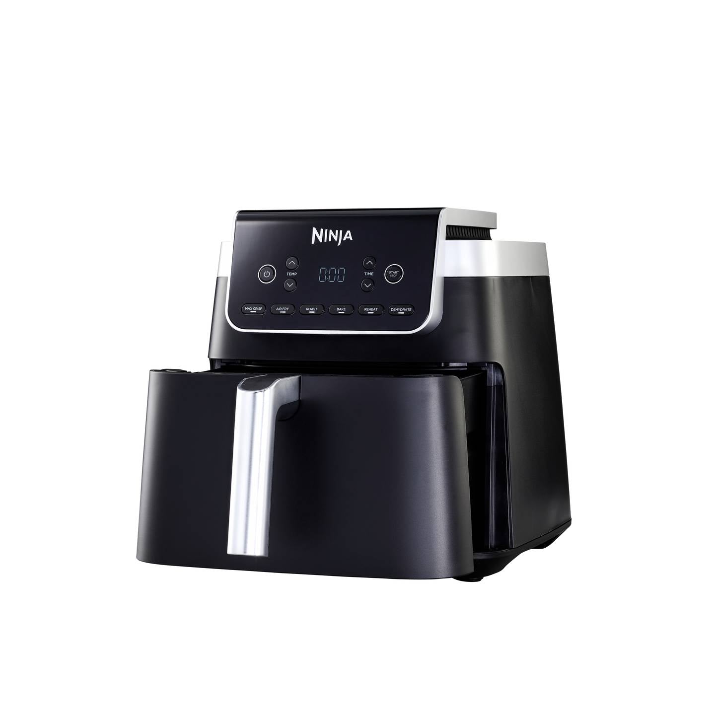 Ninja AF180EU Heißluft-Fritteuse 6,2 l 2000 W 240 °C Schwarz Silber - 0622356278782