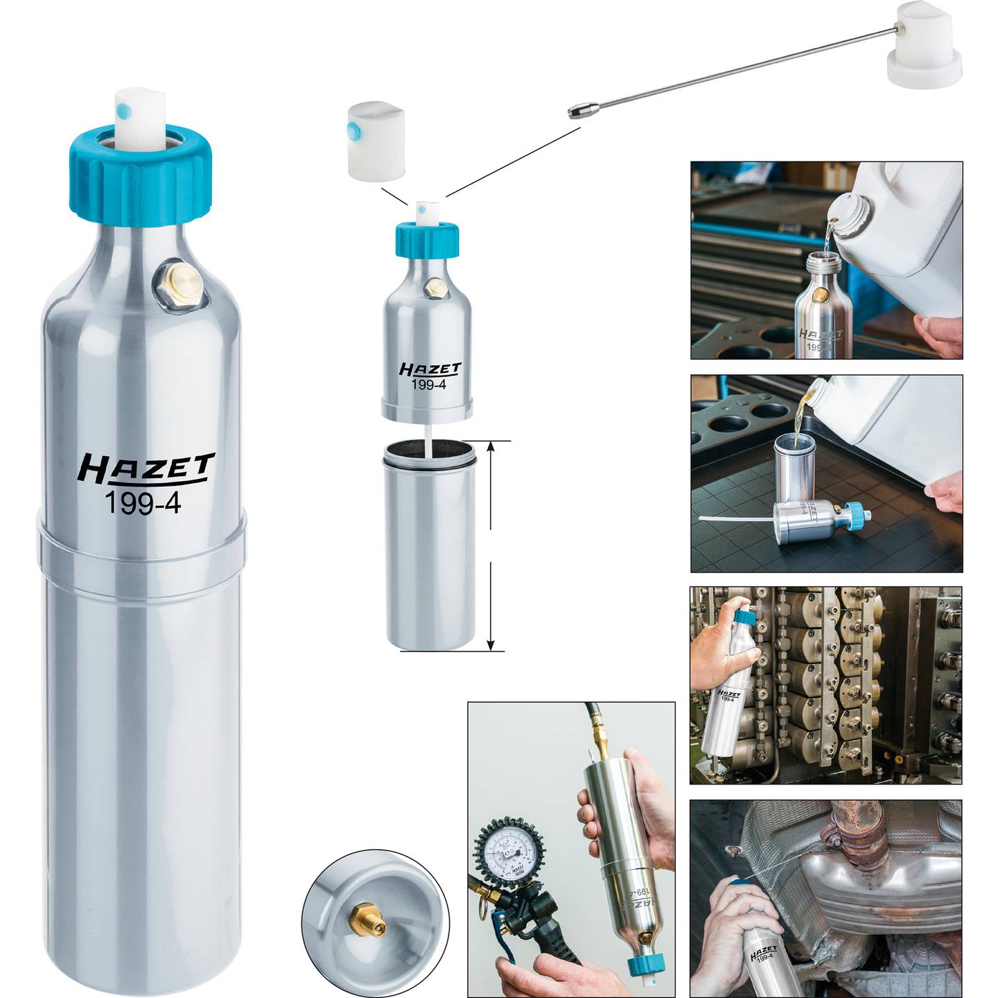 Hazet 199-4 Sprühflasche, wiederbefüllbar 2,227 l - 4000896198429