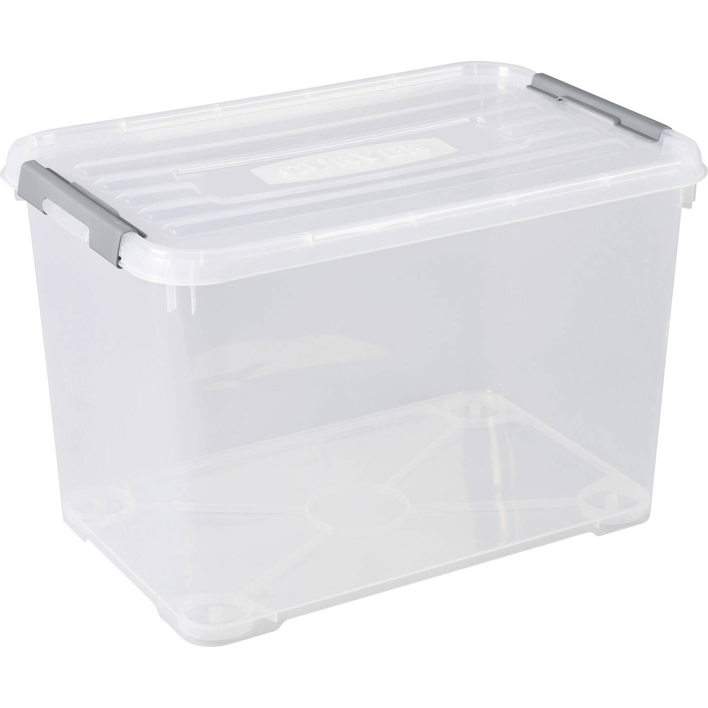 Curver Kunststoffbox Aufbewahrungsbox HANDY geschlossen 65l transparent - 5412006784474
