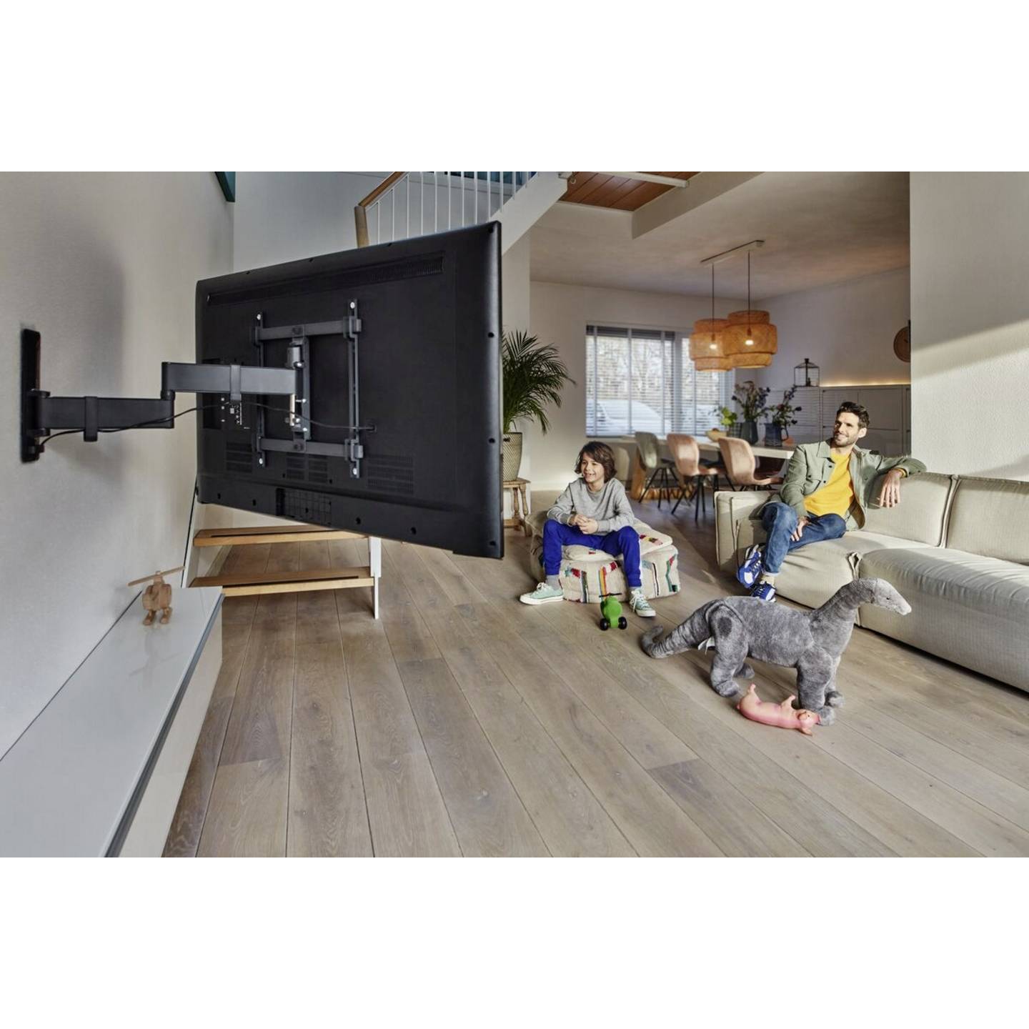TV Wandhalterung Halter Vogel's TVM 3445B Schwarz Schwenkbar Neigbar Fernseher - 8712285347788