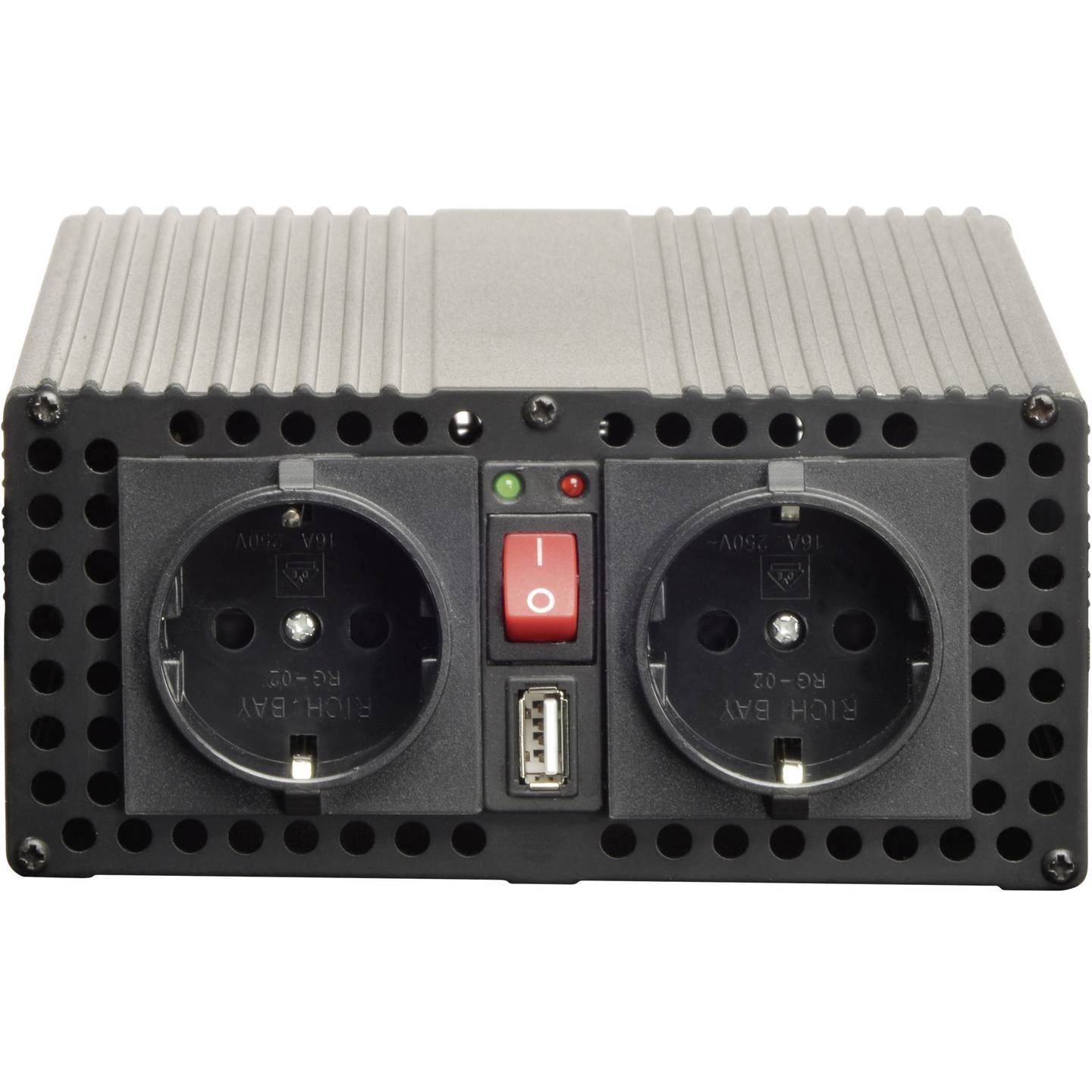VOLTCRAFT MSW 1200-12-G Wechselrichter 1200W 2400W USB 2.0 12V/DC 230V/AC - 4016138940213