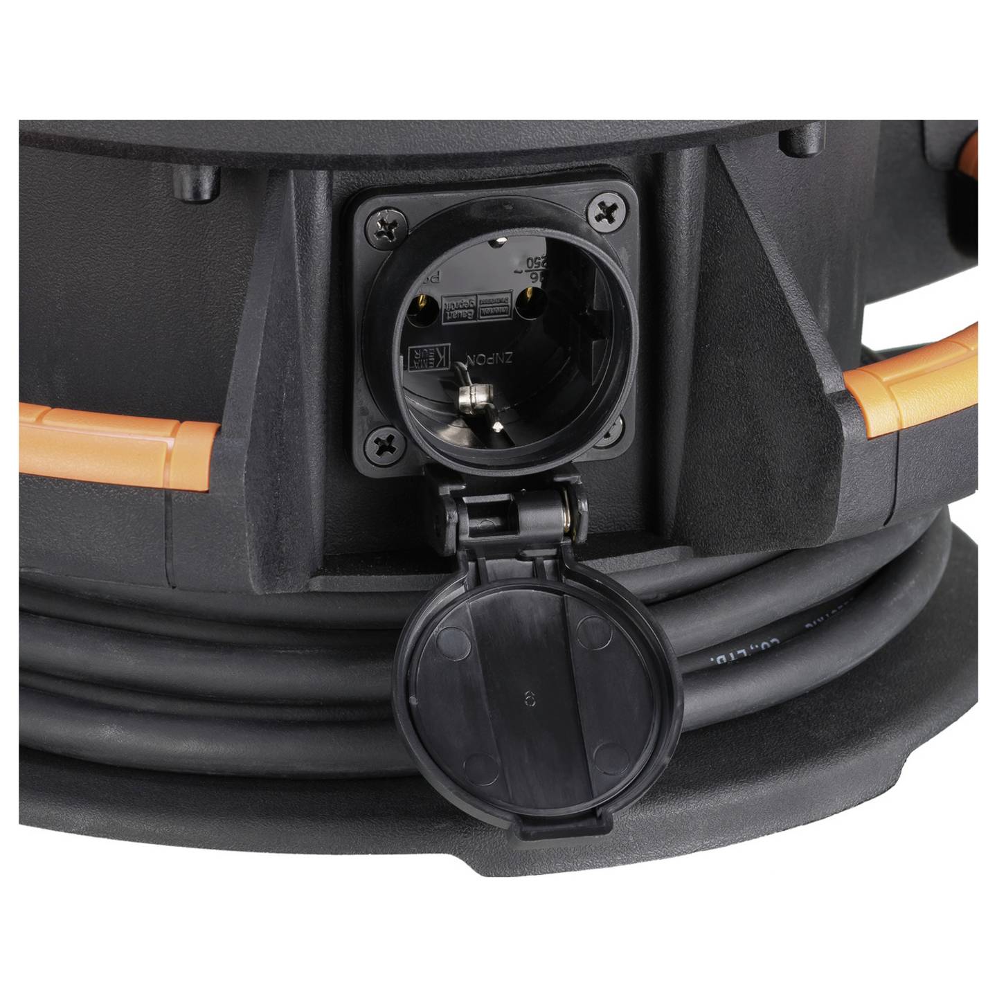 Brennenstuhl LED-Baustrahler ORUM 12050 M 360° mit Steckdose 12600 lm IP54 - 4007123675326