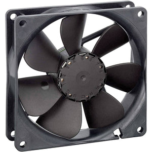 B-Ware EBM Papst Axiallüfter Ventilator Schwarz 3412 N2 G DC Kühlung Kunststoff 92 mm