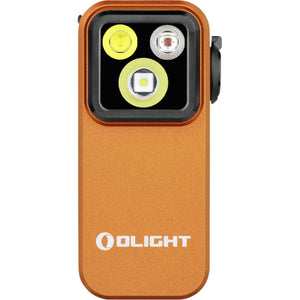 B-Ware Olight Mini-Taschenlampe Oclip Pro 500lm Aluminium wasserdicht 53g orange