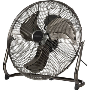 C-Ware Sygonix Bodenventilator 120 W 540 mm 3 Geschwindigkeitsstufen Schwarz